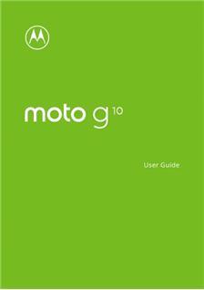 Motorola Moto G10 manual. Smartphone Instructions.